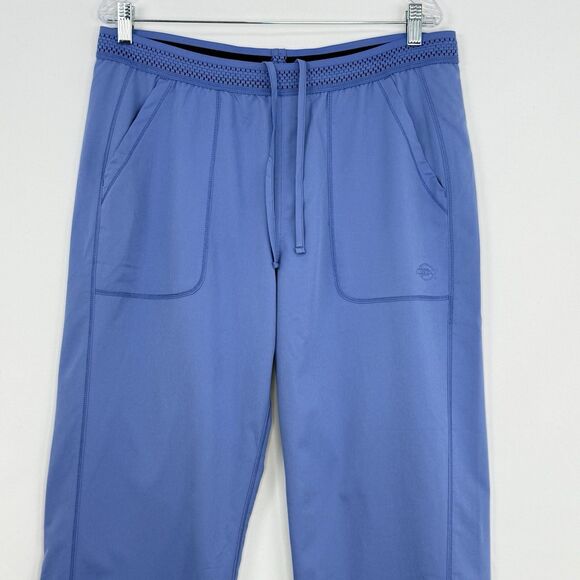 Dickies DK120 Men’s Scrub Pants Blue Elastic Waist Drawstring Size L Medical - Picture 2 of 16
